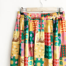 Load image into Gallery viewer, Bohemian Patchwork Print Midi Skirt