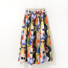 Load image into Gallery viewer, Printed Cotton Midi Skirt- Epic Spectacle