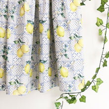 Load image into Gallery viewer, Tile Print Cotton Midi Skirt