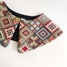 Load image into Gallery viewer, Printed Jacquard Fabric Detachable Collar, Peter Pan Collar