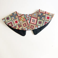 Load image into Gallery viewer, Printed Jacquard Fabric Detachable Collar, Peter Pan Collar