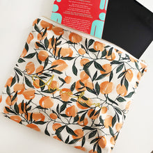 Load image into Gallery viewer, Personalised Peach Print Pouch Bag