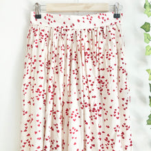 Load image into Gallery viewer, Loveheart Viscose Midi Skirt
