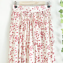 Load image into Gallery viewer, Loveheart Viscose Midi Skirt