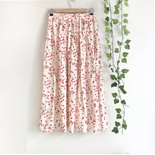 Load image into Gallery viewer, Loveheart Viscose Midi Skirt
