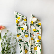 Load image into Gallery viewer, Lemon Print Cotton Wire Headband