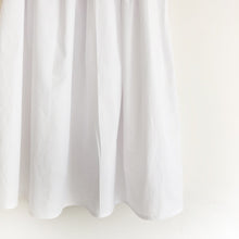 Load image into Gallery viewer, White Cotton Midi Skirt