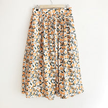 Load image into Gallery viewer, Peach Print Cotton Midi Skirt