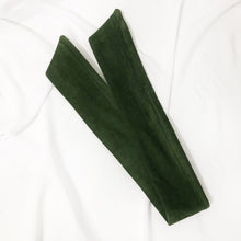 Load image into Gallery viewer, Olive Green Corduroy Wire Headband