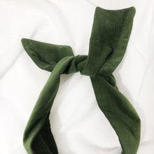 Load image into Gallery viewer, Olive Green Corduroy Wire Headband