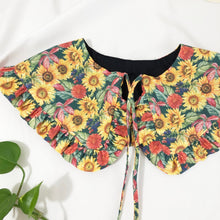 Load image into Gallery viewer, Field of Sunflower Cotton Detachable Collar