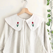 Load image into Gallery viewer, Tulip White Cotton detachable Collar