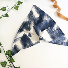 Load image into Gallery viewer, Printed Cotton Hair Scarf, Triangle Head Scarf
