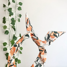 Load image into Gallery viewer, Peach Cotton Wire Headband

