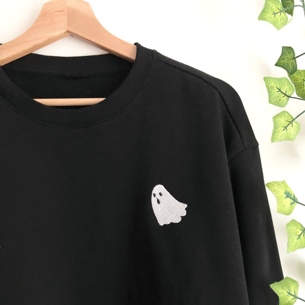 Ghost Embroidery Sweatshirt