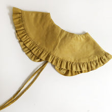 Load image into Gallery viewer, Mustard Corduroy Cotton Detachable Collar

