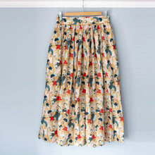 Load image into Gallery viewer, Beach Holiday Print Cotton Midi Skirt
