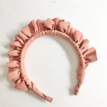 Load image into Gallery viewer, Dusty Pink Rouched headband
