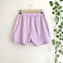 Load image into Gallery viewer, Lilac Cotton PJ Shorts
