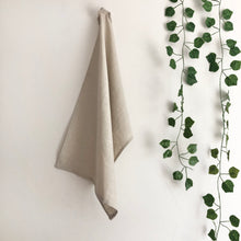 Load image into Gallery viewer, Natural 100% Linen Tea Towel
