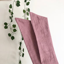 Load image into Gallery viewer, Lavender 100% Linen Wire Headband
