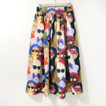 Load image into Gallery viewer, Printed Cotton Midi Skirt- Epic Spectacle
