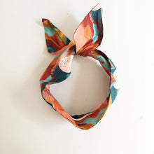 Load image into Gallery viewer, Sandy Mountain Print Cotton Wire Headband
