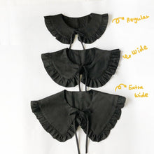 Load image into Gallery viewer, Dried Rose Cotton Removable Frill collar - Dried Rose
