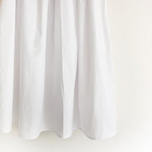 Load image into Gallery viewer, White Cotton Midi Skirt
