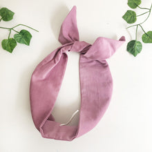 Load image into Gallery viewer, Lavender Corduroy Wire Headband
