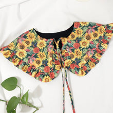 Load image into Gallery viewer, Field of Sunflower Cotton Detachable Collar
