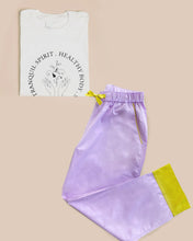 Load image into Gallery viewer, Lilac Cotton Pyjama Set
