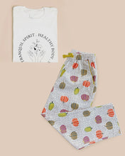 Load image into Gallery viewer, Pumpkin Print Cotton Pyjama Set
